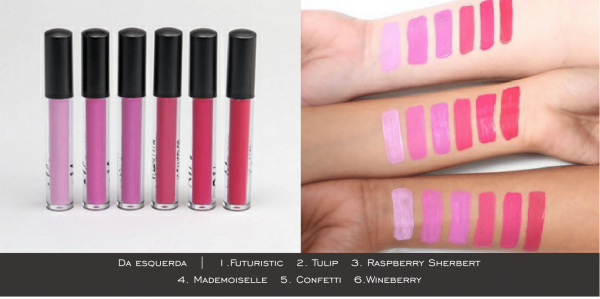 Kleancolor, Madly Matte - Batom líquido - Rosas