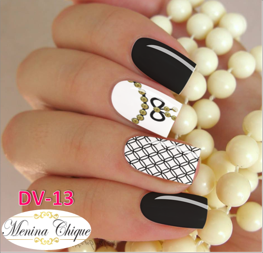 Películas para Unhas Modelo Diva Laço - DV-13