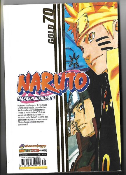 Mangá Naruto Gold 70 - Editora Panini