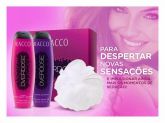 Kit Overdose Woman com Espuma de Banho, Loção Desodorante Corporal e Esponja de Banho