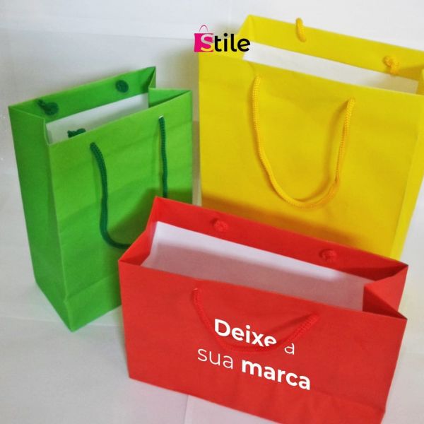 Offset 26x31x12cm Impressão 1x0 Pct 100 peças