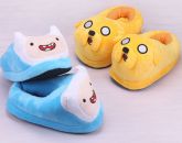 Conjunto de Pantufas - Jake e Finn - Hora de Aventura