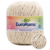 Barbante EuroRoma Metálico Ouro Cru N°6 400g