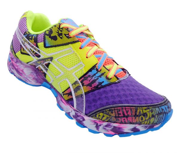 Tênis Asics Gel Noosa Tri 8 Feminino Lilás, Verde e Roxo MOD:11544 [Réplica]