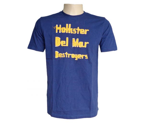 Camisa Hollister Azul Marinho MOD:76911 [Réplica]