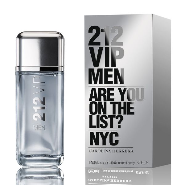 Perfume Masculino 212 VIP Men Carolina Herrera Eau de Toilette 200ML