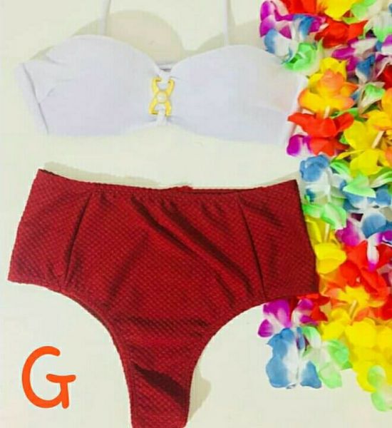 BÍQUINI BRANCO  VINHO