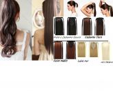 Liso  e Ondulado Rabo de Cavalo Diversas Cores