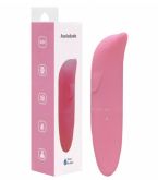 VIBRADOR PONTO G AVELUDADO COM FORMATO GOLFINHO COR ROSA SEXY IMPORT