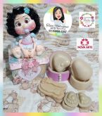Boneca bebê porta algodão