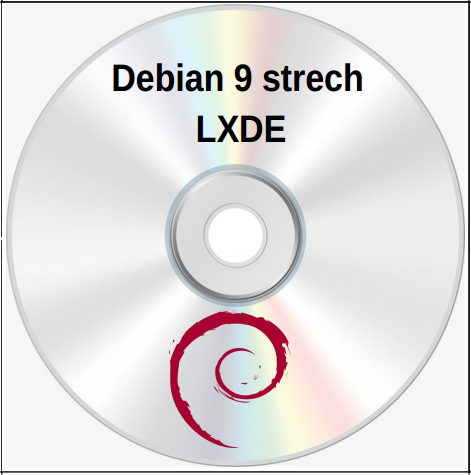 DVD de instalação do Debian Stretch LXDE 32 bits