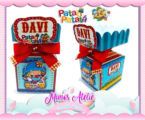 Arquivo De Corte Silhouette CAIXA MEIA BALA -Patati Patata 4