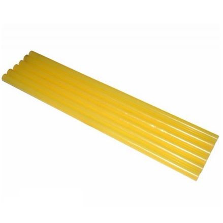 Bastão cola quente silicone amarela super forte 30cm 10 Und