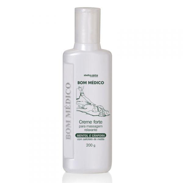 3656 BOM MÉDICO - CREME FORTE PARA MASSAGEM RELAXANTE 200 G