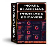 Super Pack com mais de 40.000 Planilhas Excel Prontas Editáveis +bônus