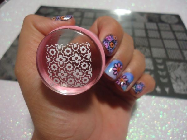Extra Brilho 3 cores para colorir Carimbada