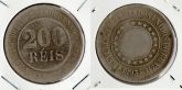 046-2 - 200 Réis 1893 - Tiragem 2.585.500 -