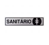 Placa Sanitário Feminino