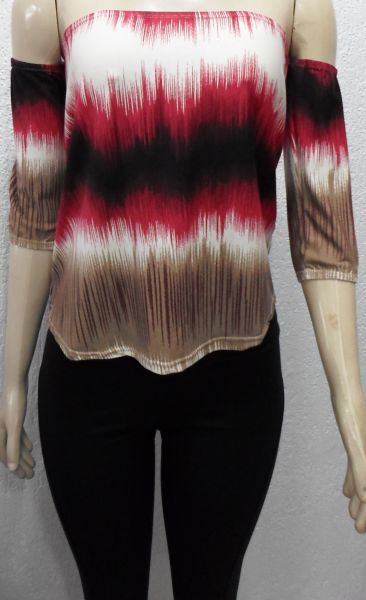 Blusa cigana estampada  Cod: 00022
