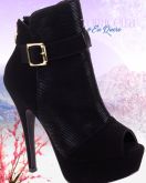1-Ankle Boot com meia pata feminina- bota cano curto TORRICELLA inverno luxo
