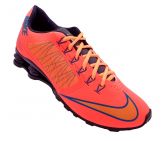 Tênis Nike Shox Superfly R4 Laranja e Azul MOD:12243 [1ª Linha]