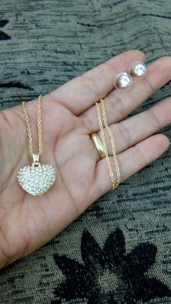 Conjunto colar e brinco