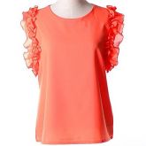 Moda Luxo: Blusa Chifon, de Ótima Qualidade. Frete Grátis.