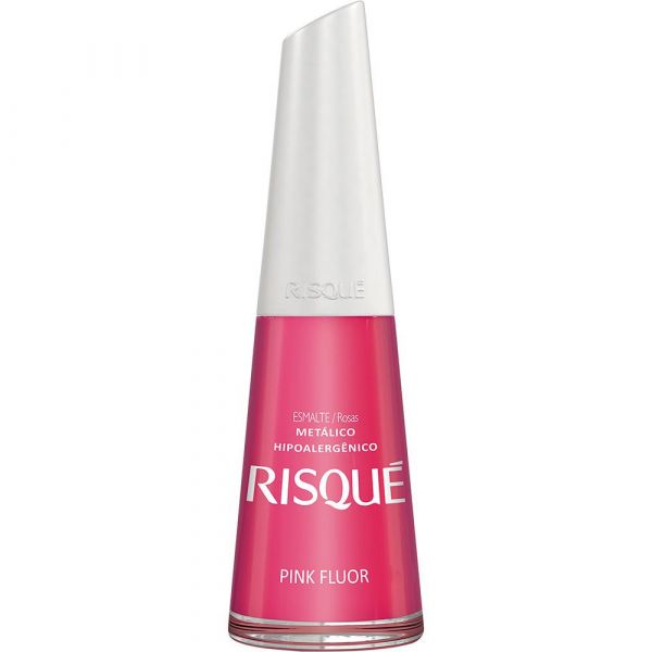 Esmalte Risqué Metálico 8 ml Pink Fluor