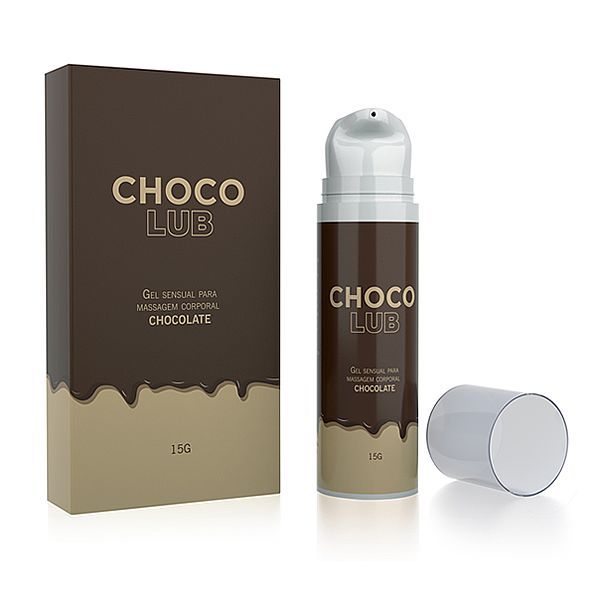 Gel Lubrificante Beijável Chocolub - 15g
