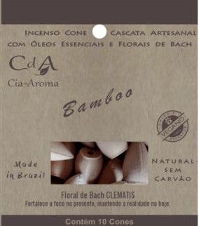 Incenso Cone Refluxo Bamboo 10 Cones