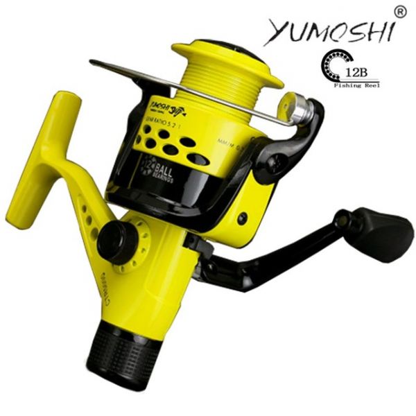 Molinete p/Pesca Yumoshi Tamanho 2000 - 12 Rolamentos