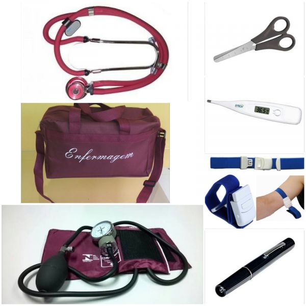 ---KIT LUXUOSO BORDÔ PAMED