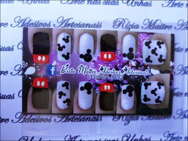Adesivo para Unha - Mickey