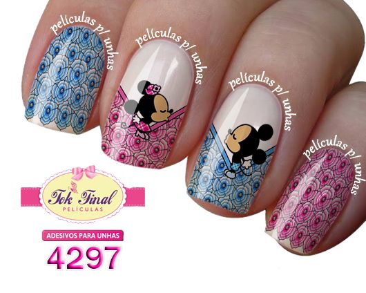 Películas e Adesivos para Unhas Mod. Minie Cód.4297