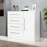 Comoda New Athos 5G2P Branco D Doro