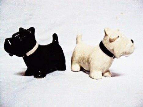Saleiro e Pimenteiro de Cachorrinhos