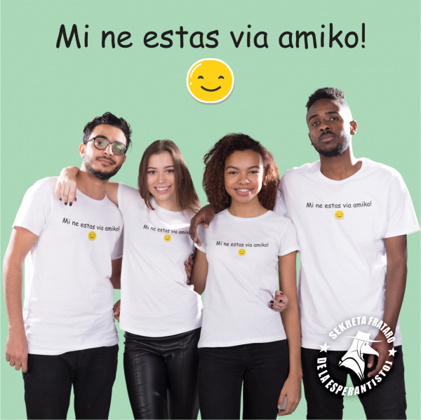 Amiko - Promocia T-ĉemizo