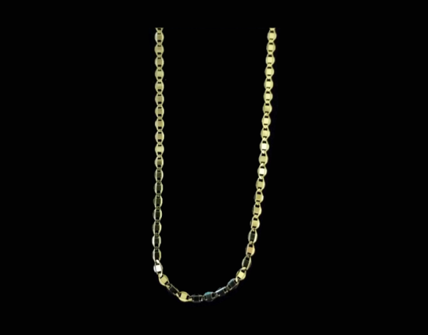 Cordão folheado a ouro 18 K