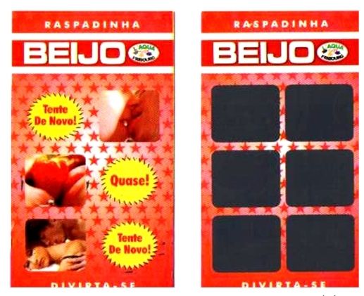 Raspadinha Erótica do Beijo.