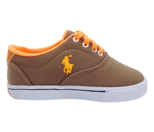 Tênis Polo Ralph Lauren Vaugh Infantil Marrom MOD:12593
