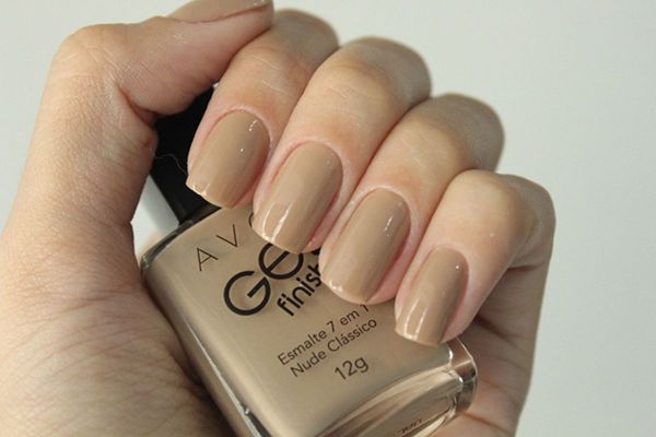 Gel Finish Esmalte Avon Nude Clássico