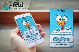 convite digital com tema