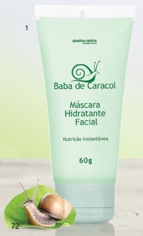 BABA DE CARACOL MÁSCARA HIDRATANTE FACIAL