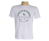 Camisa Abercrombie & Fitch Branca MOD:76859 [1ª Linha]