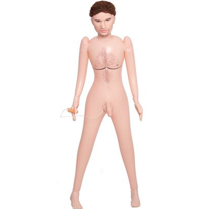 BONECO INFLÁVEL COM PÊNIS REALÍSTICO VIBRADOR SENSUAL LOVE