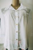 Camisa branca transparente