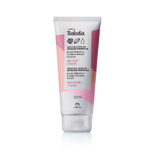 Tododia Noz Pecã e Cacau creme nutritivo corporal - 200ml