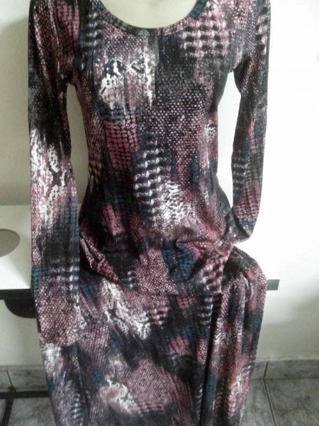 Vestido Longo Estampado