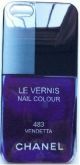 CASE ESMALTE CHANEL ROXO VENDETTA PARA IPHONE 5 E 5S