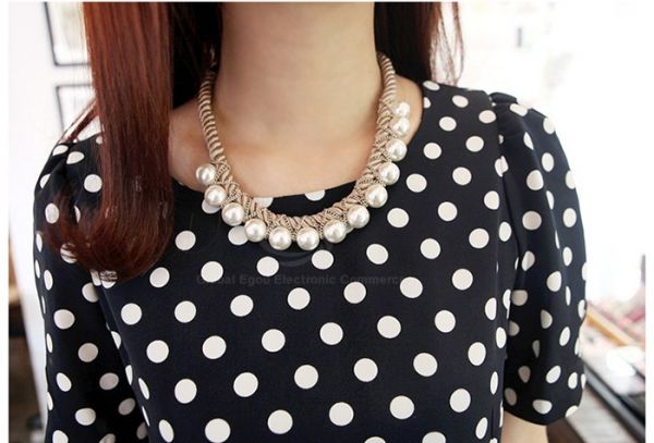 Venda Quente Pérola Embelezada Colar Para Mulher